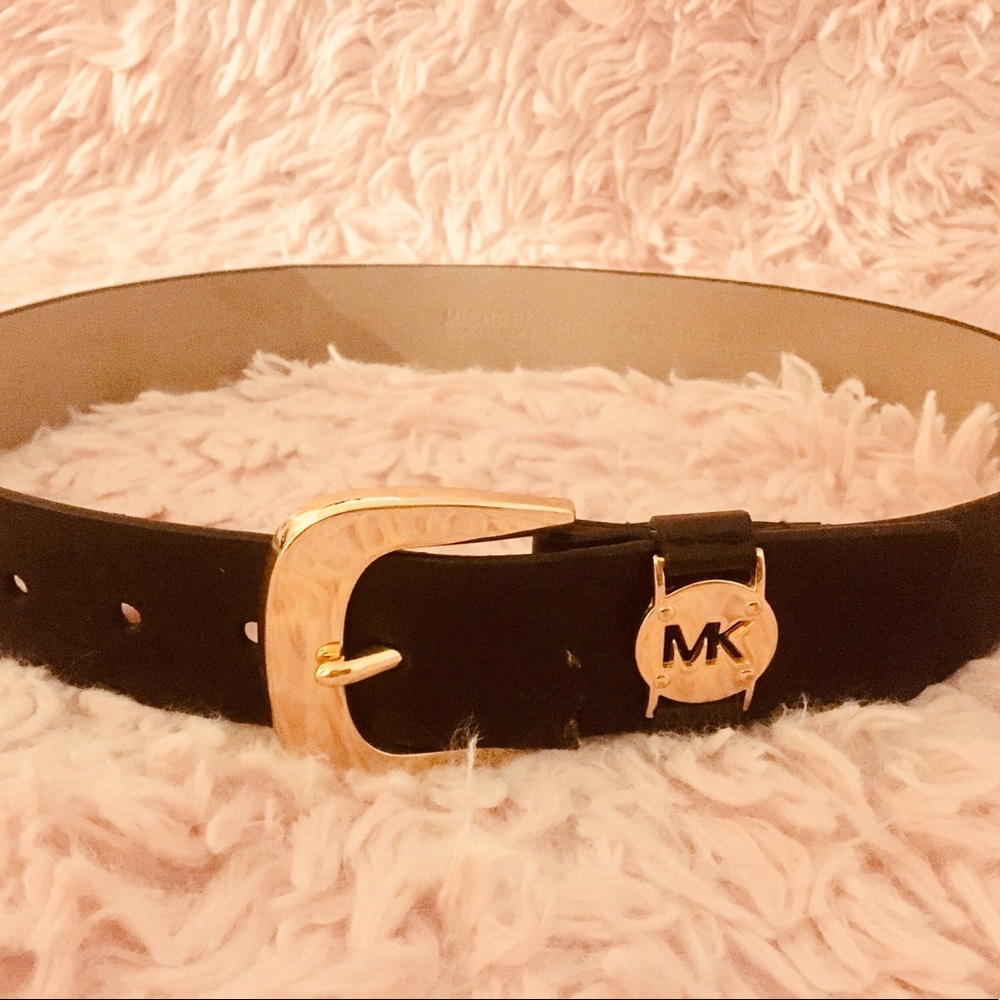 MK leather belt